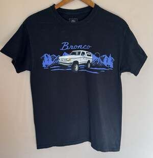 Ford Bronco Graphic Black T-shirt Medium